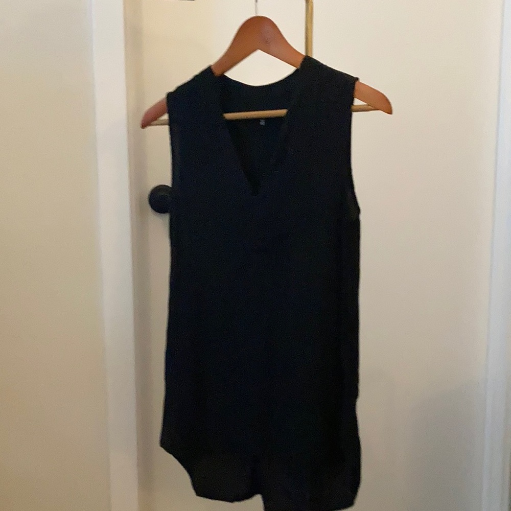 Sleeveless Black Madewell Top, Size XXS